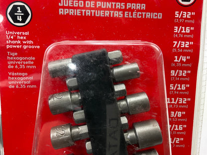 Powerbuilt 642499 10 Piece Nut Driver Bit Set