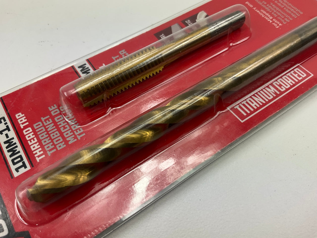 Powerbuilt 642604 10mm-1.5 Tap & 8.6mm Drill Bit Set