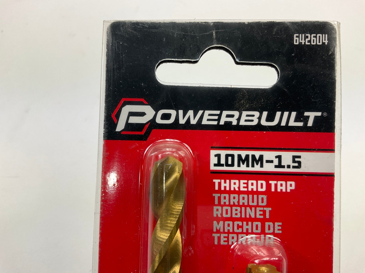 Powerbuilt 642604 10mm-1.5 Tap & 8.6mm Drill Bit Set