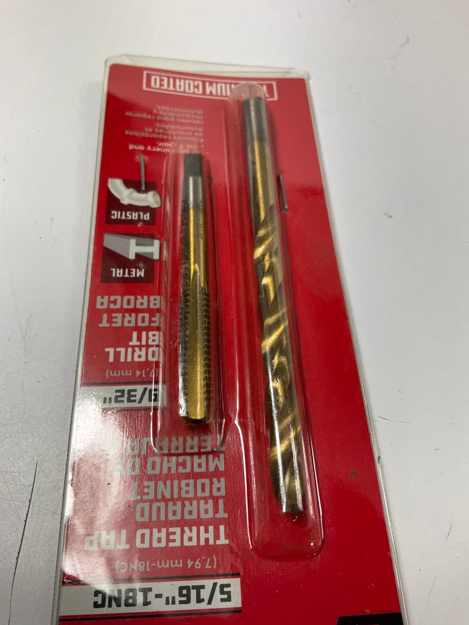 Powerbuilt 642606 5/16''-18Nc Tap & 9/32'' Drill Bit Set