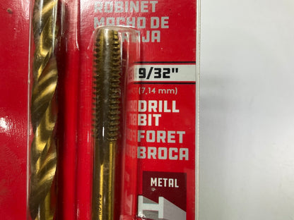 Powerbuilt 642606 5/16''-18Nc Tap & 9/32'' Drill Bit Set