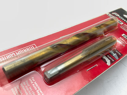 Powerbuilt 642610 1/2''-20Nf Tap & 29/64'' Drill Bit Set