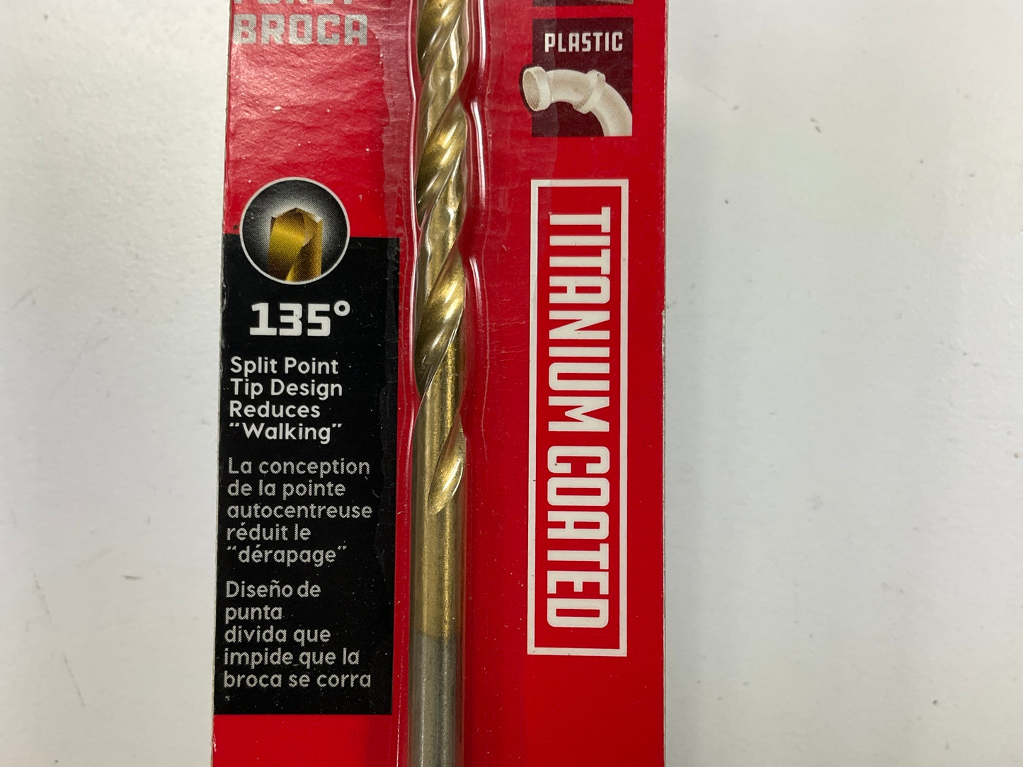 Powerbuilt 642614 3/16'' Titanium Coated Drill Bit
