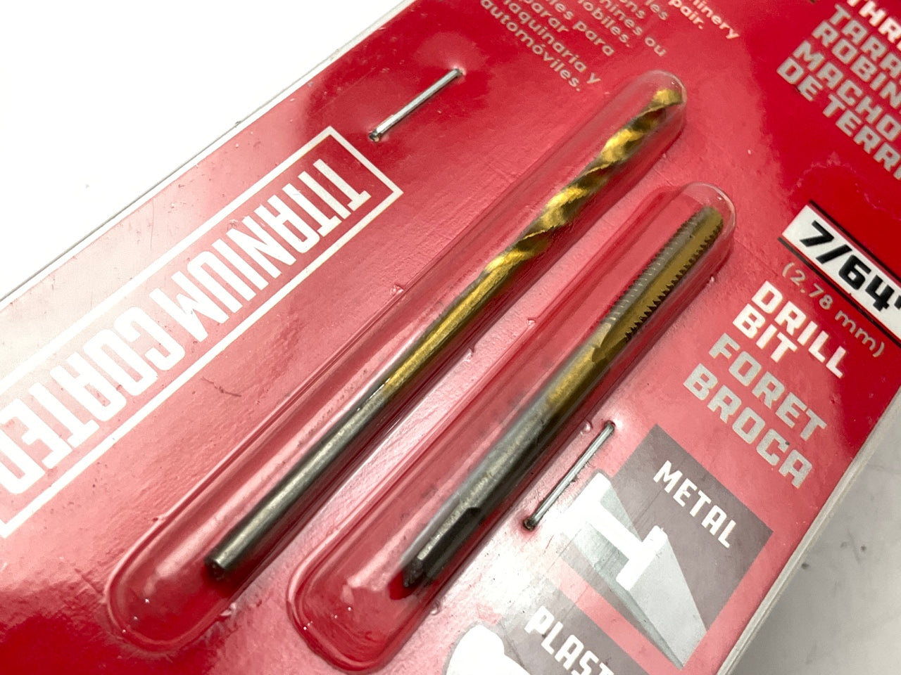 Powerbuilt 642621 6-32Nc Tap & 7/64'' Drill Bit