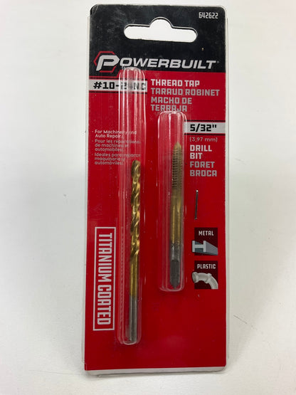 Powerbuilt 642622 10-24Nc Tap & 5/32'' Drill Bit