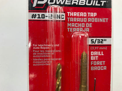 Powerbuilt 642622 10-24Nc Tap & 5/32'' Drill Bit