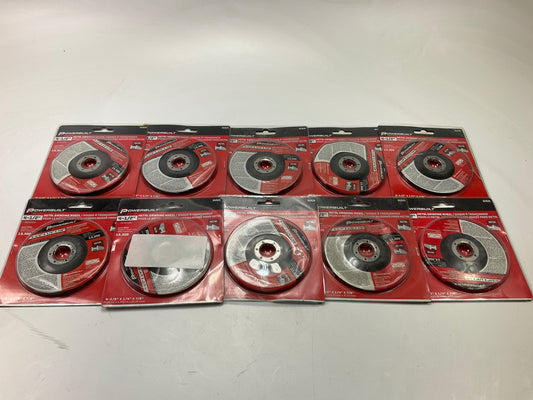 10 PACK - Powerbuilt 642634 4-1/2'' Metal Grinding Wheel Disc