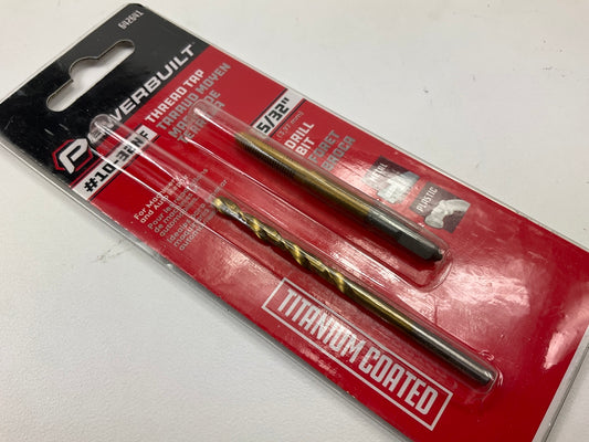 Powerbuilt 642641 10-32Nf Tap & 5/32'' Drill Bit