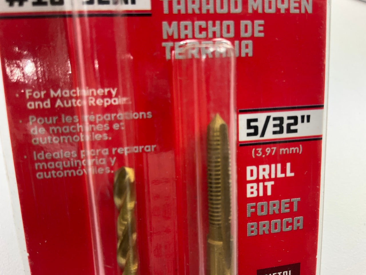 Powerbuilt 642641 10-32Nf Tap & 5/32'' Drill Bit