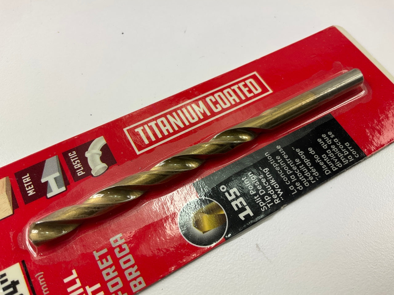 Powerbuilt 642659 13/64'' Titanium Coated Drill Bit