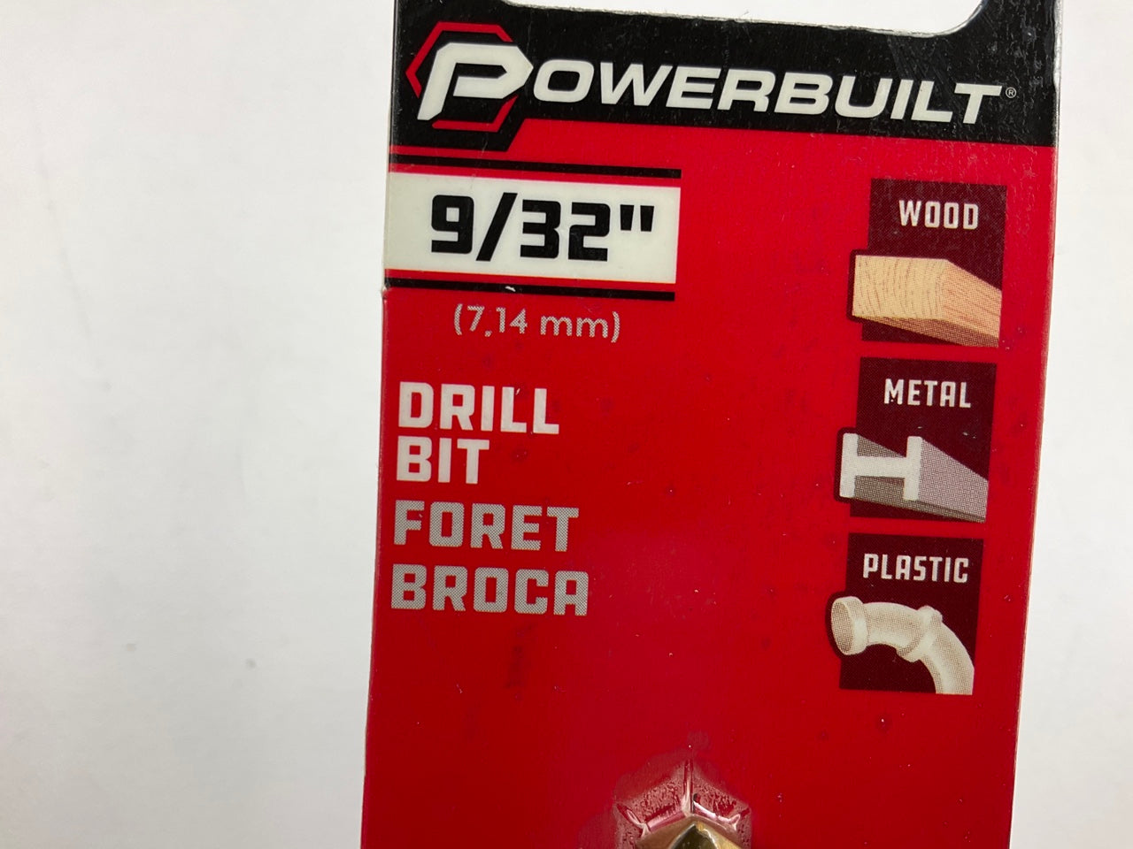 Powerbuilt 642661 9/32'' Titanium Coated Drill Bit