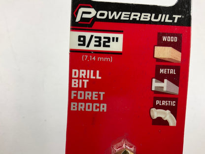 Powerbuilt 642661 9/32'' Titanium Coated Drill Bit