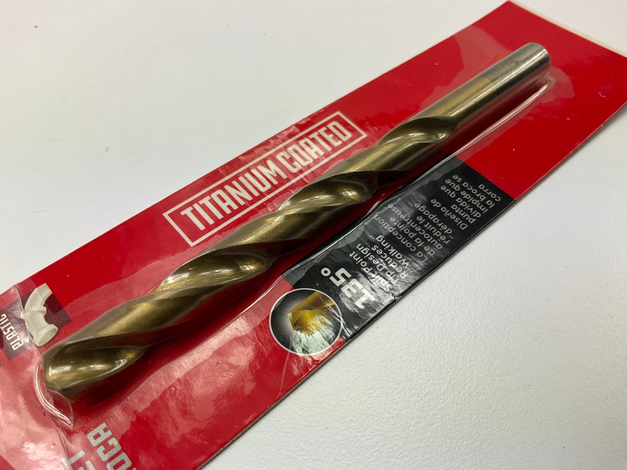 Powerbuilt 642667 21/64'' Titanium Coated Drill Bit