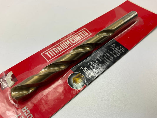 Powerbuilt 642667 21/64'' Titanium Coated Drill Bit