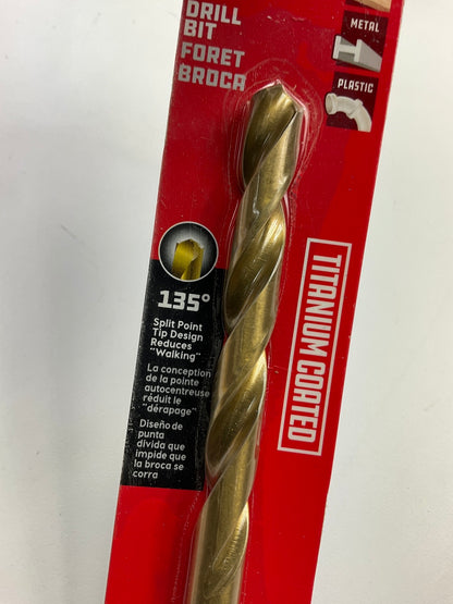 Powerbuilt 642669 13/32'' Titanium Coated Drill Bit