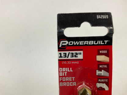 Powerbuilt 642669 13/32'' Titanium Coated Drill Bit