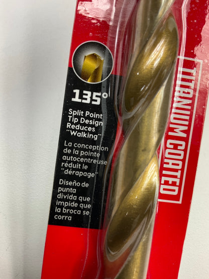 Powerbuilt 642670 1/2'' Titanium Coated Drill Bit