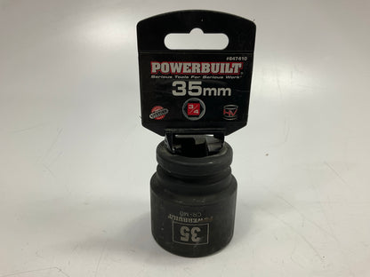 Powerbuilt 647410 6-Point Impact Socket 35mm, 3/4'' Drive