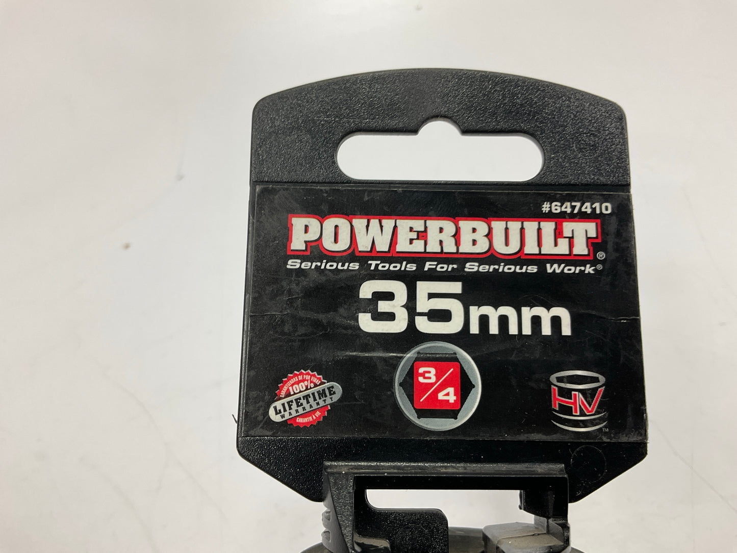 Powerbuilt 647410 6-Point Impact Socket 35mm, 3/4'' Drive