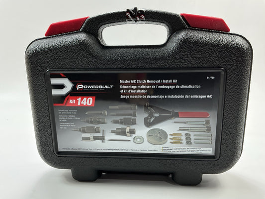 Powerbuilt 647756 Master A/C Clutch Removal And Installation Tool Kit Set