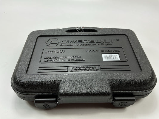 Powerbuilt 647756 Master A/C Clutch Removal And Installation Tool Kit Set