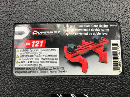 LIGHTLY USED - Powerbuilt 647840 Universal Twin Cam Holding Tool