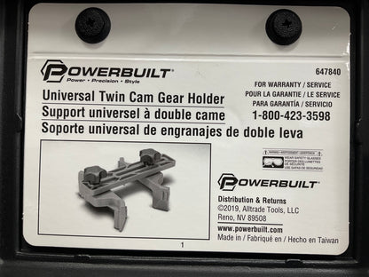 Powerbuilt 647840 Universal Twin Cam Holding Tool