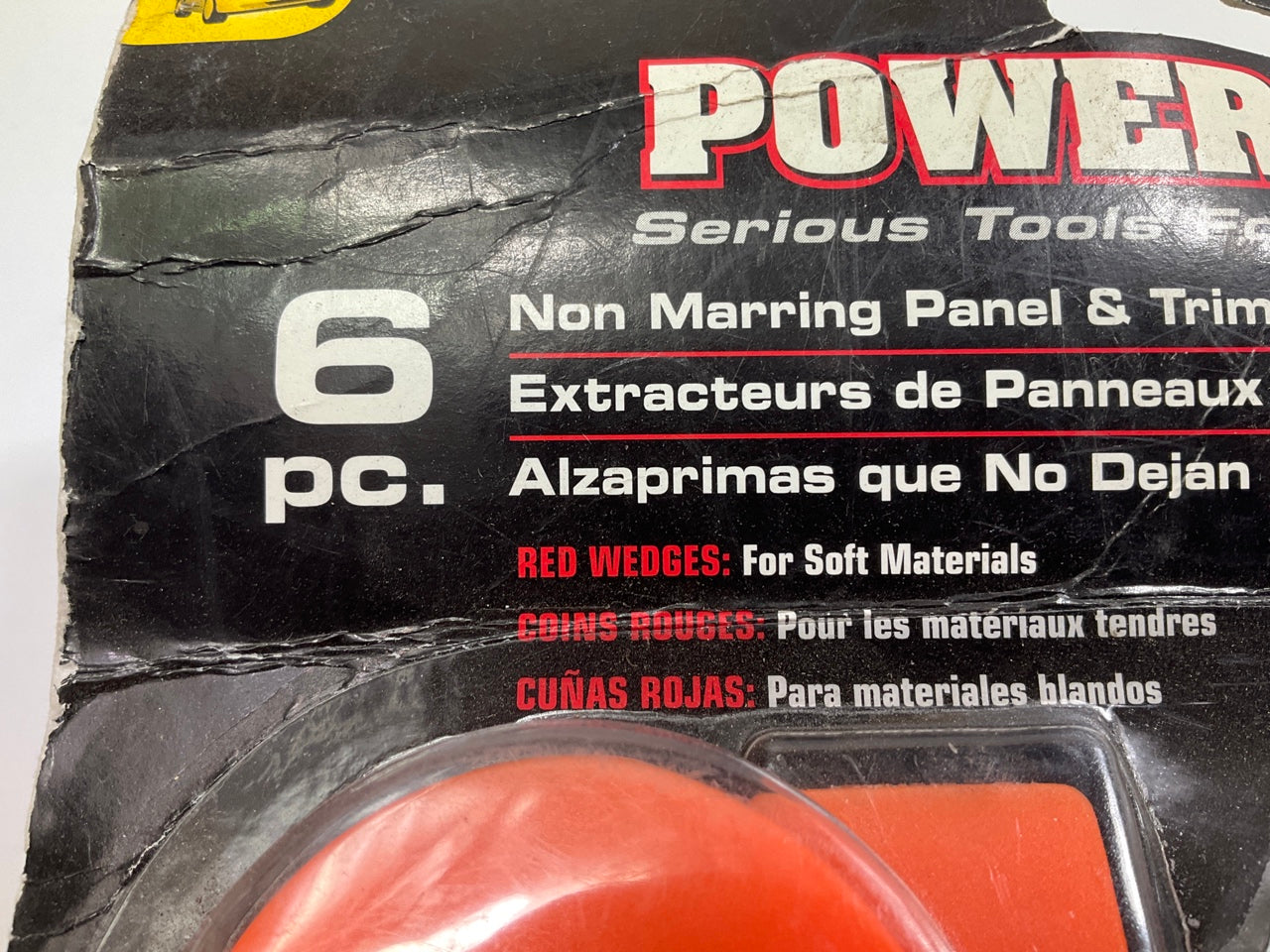 Powerbuilt 647989 Non Marring Plastic Interior Trim Work Pry Bar Set, 6 Piece