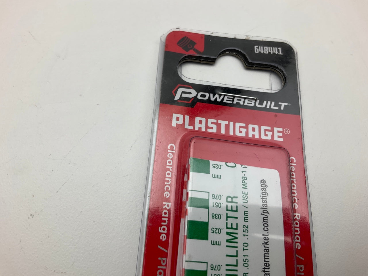 Powerbuilt 648441 Plastic Gauge For Checking Engine Bearing Clearances