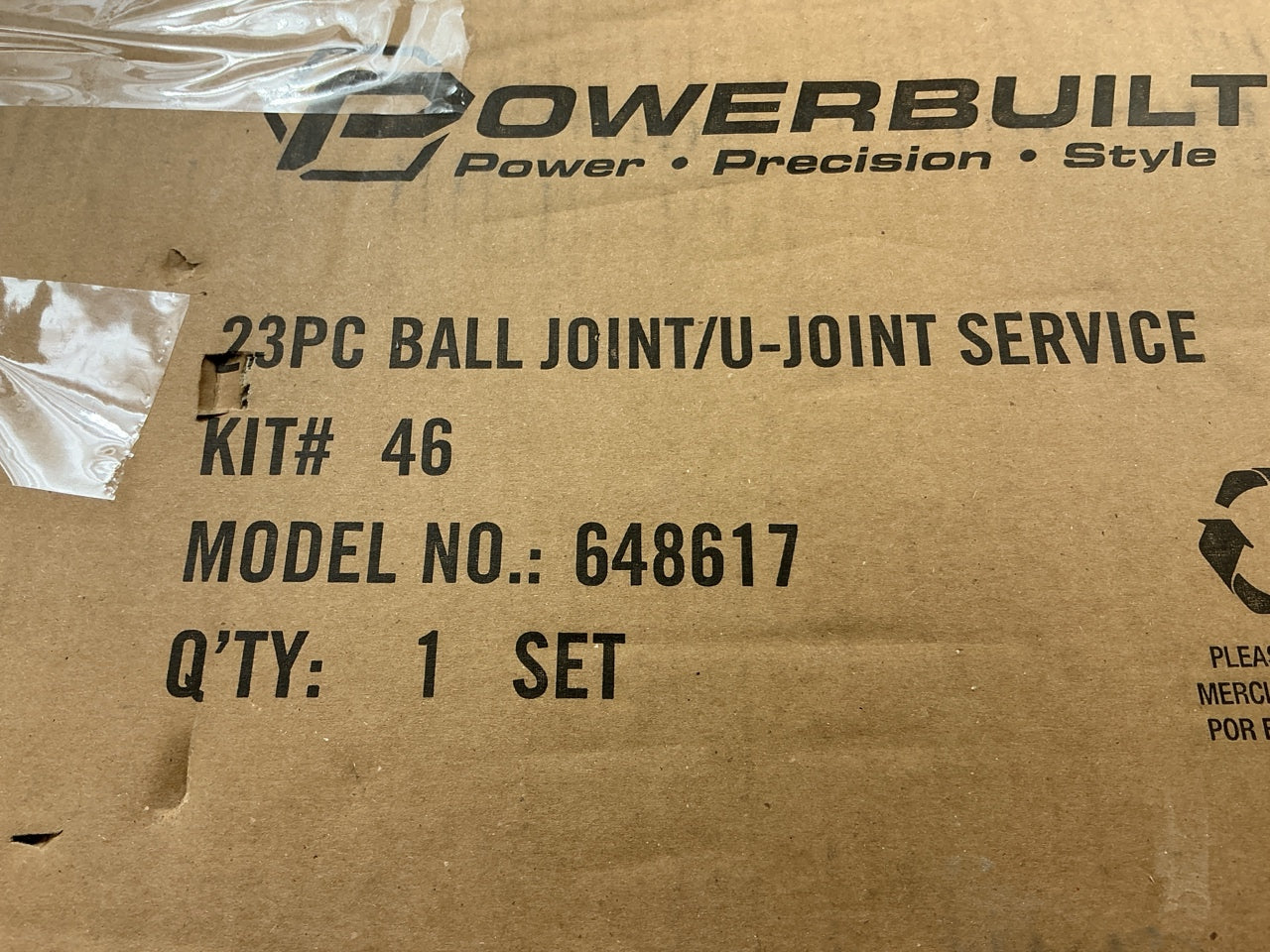 Powerbuilt Ball Joint & U-Joint Service Set, 23 Piece Tool Kit, Remove & Install