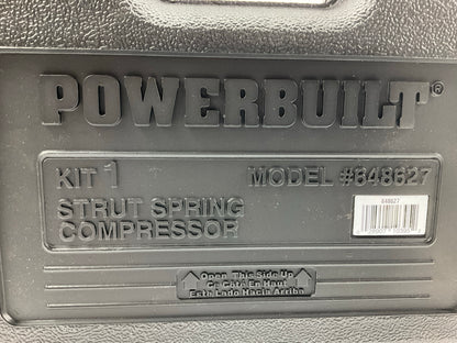 Powerbuilt 648627 Strut Spring Compressor Tool Kit Remove & Install Coil Springs