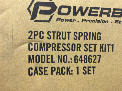 Powerbuilt 648627 Strut Spring Compressor Tool Kit Remove & Install Coil Springs
