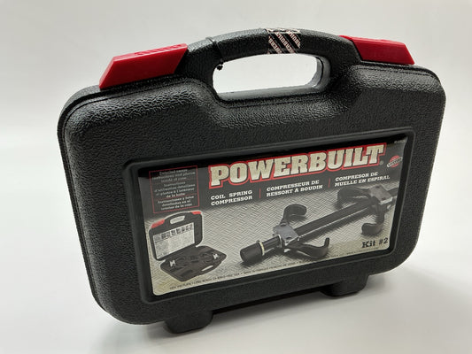 Powerbuilt 648628 Strut Coil Spring Compressor Tool Set Compress Remove Install