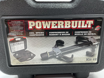 Powerbuilt 648628 Strut Coil Spring Compressor Tool Set Compress Remove Install