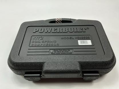Powerbuilt 648628 Strut Coil Spring Compressor Tool Set Compress Remove Install