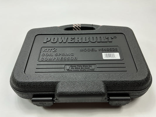 Powerbuilt 648628 Strut Coil Spring Compressor Tool Set Compress Remove Install