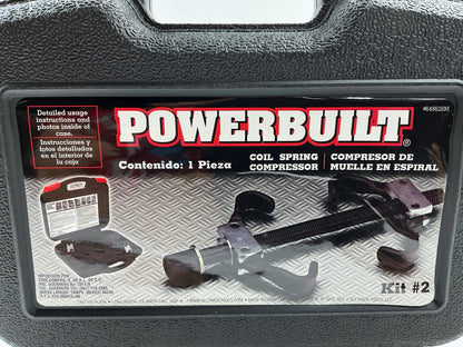 Powerbuilt 648628 Strut Coil Spring Compressor Tool Set Compress Remove Install