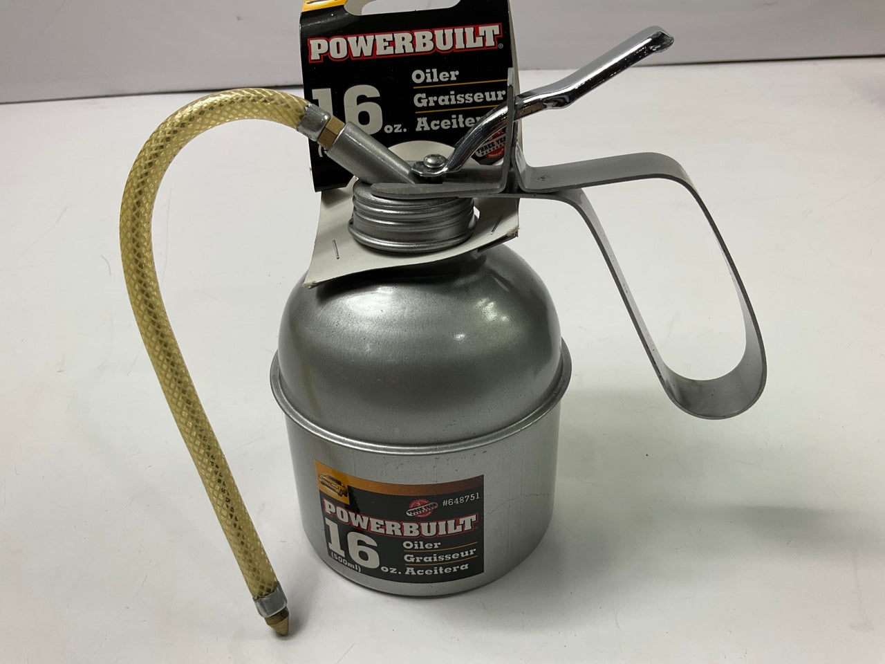 Powerbuilt 648751 16 Oz. Oiler Oil Can 500ml