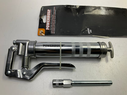 Powerbuilt 648755 Mini Pistol Grip Grease Gun With 6 Inch Extension Pipe