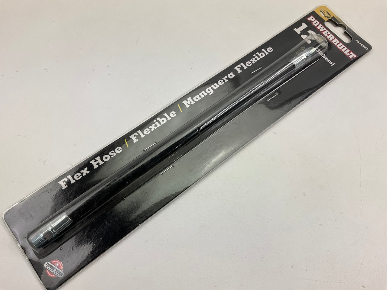 Powerbuilt 648757 12'' Flex Hose For Hand-operated Grease Guns