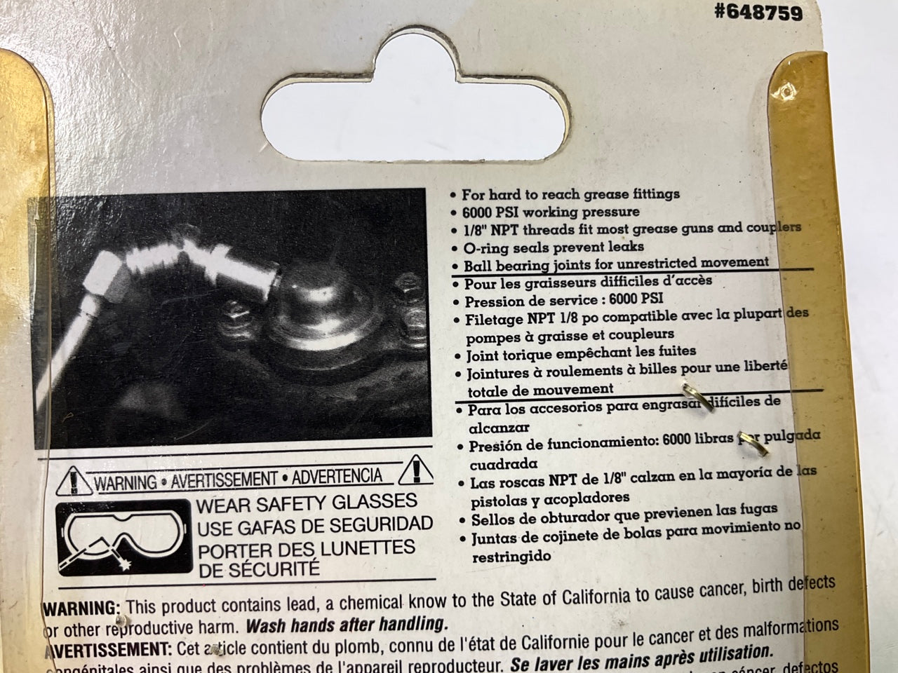 Powerbuilt 648759 360 Degree Grease Gun Swivel Connector
