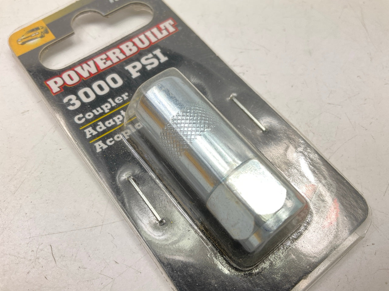 Powerbuilt 648760 Grease Gun Coupler, 3000 PSI 1/8'' NPT