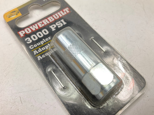 Powerbuilt 648760 Grease Gun Coupler, 3000 PSI 1/8'' NPT