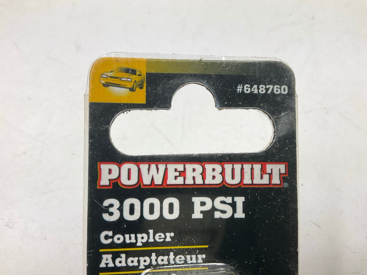 Powerbuilt 648760 Grease Gun Coupler, 3000 PSI 1/8'' NPT