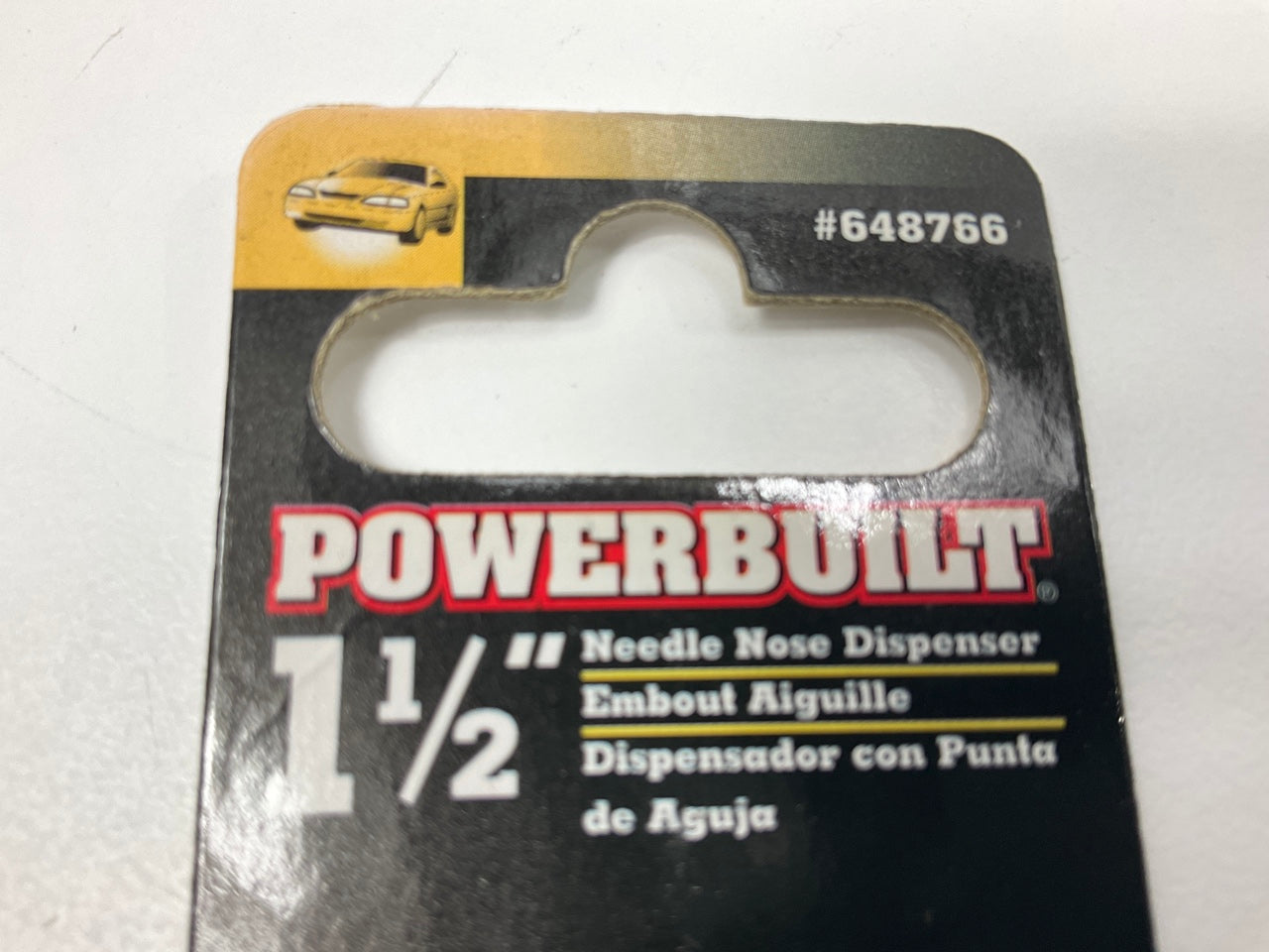 Powerbuilt 648766 1-1/2'' Grease Gun Needle Nose Adapter Dispenser