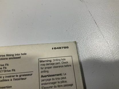 Powerbuilt 648786 Grease Zirk Fittings, 8-pcs, 3/16'', 1/4'', 3/16'' 90 Degree