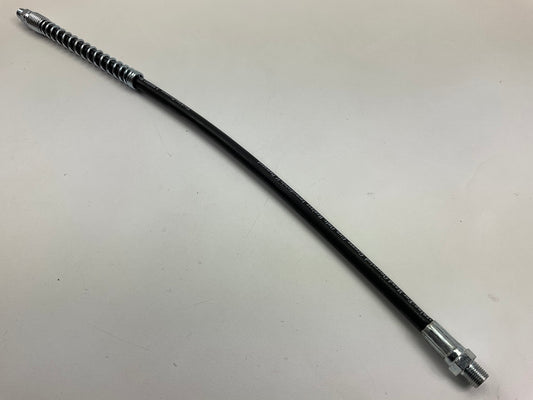 Powerbuilt 648814 18 In. Heavy-Duty Grease Gun Flex Hose With Spring Protector