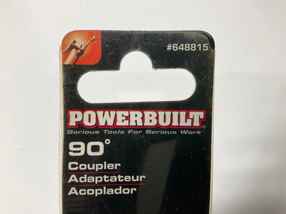 Powerbuilt 648815 90 Degree Grease Gun Coupler, 1/8-Inch NPT Thread