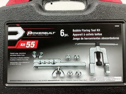 Powerbuilt 648990 Bubble Flaring Tool Set, 6-piece