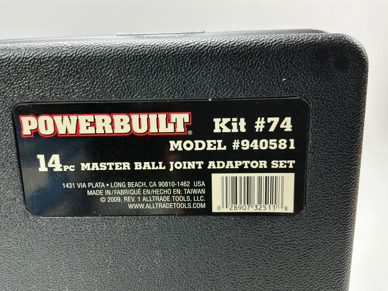 Powerbuilt 940581 Master Ball Joint Adapter Tool Set Remove & Install Ball Joint